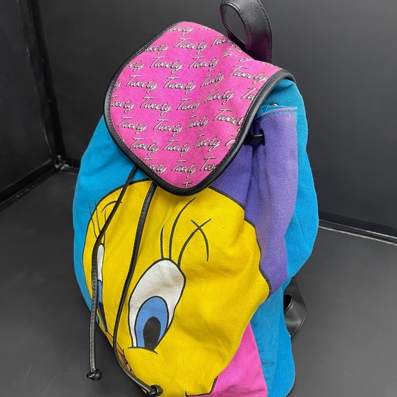 Vintage canvass backpack tweety Bird - Picture 5 of 11